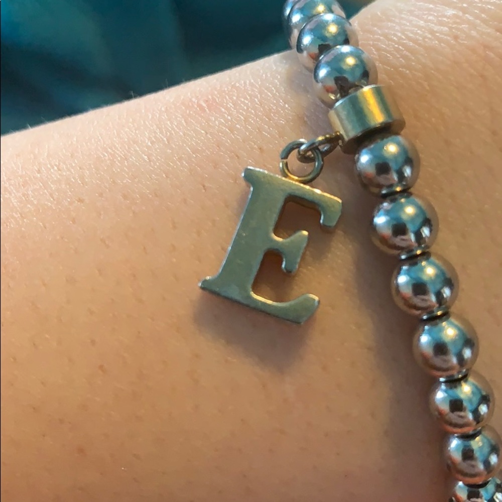 Initial Rustic Cuff Bracelet - Picture 3 of 4